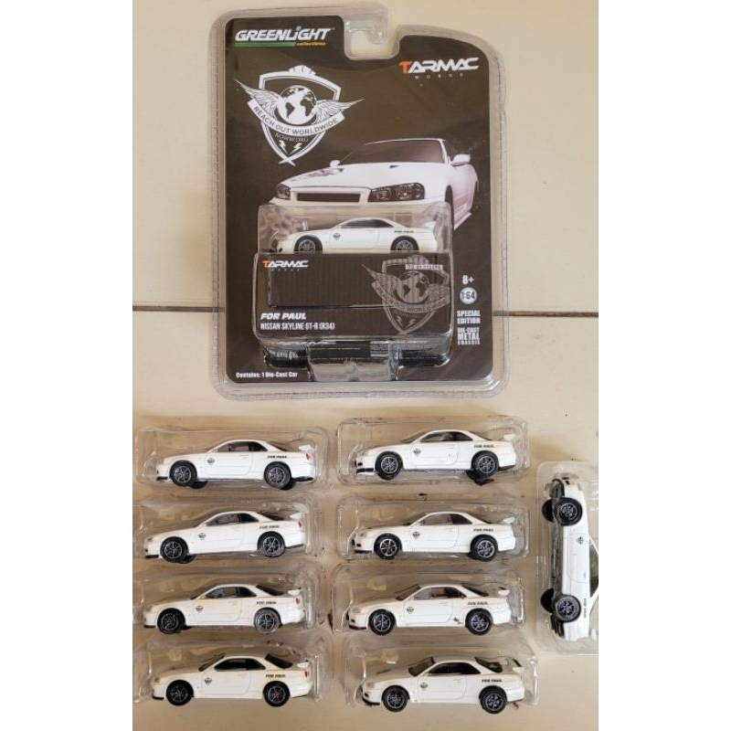 Greenlight Tarmac Skyline GTR R34 For Paul Loose