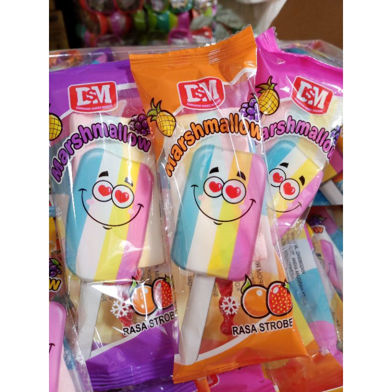 

MARSMALLOW RASA STROBERI BENTUK ESKRIM CHEWY YUMMY HITS TERLARIS