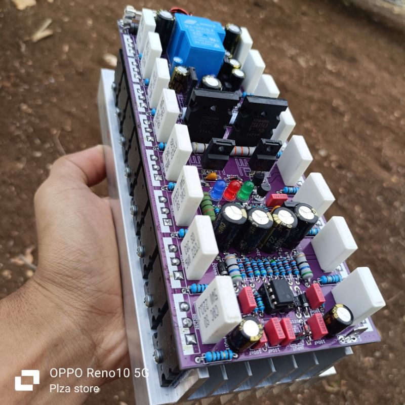 DRIVER POWER AMPLIFIER SOCL 506 TEF MODIF kit socl506 tef lengkap protek spiker driver class AB driv