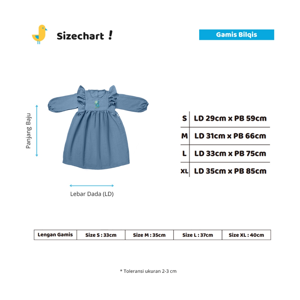Joel Pakaian Muslim Anak - Gamis Anak Tuniq Bilqis-7