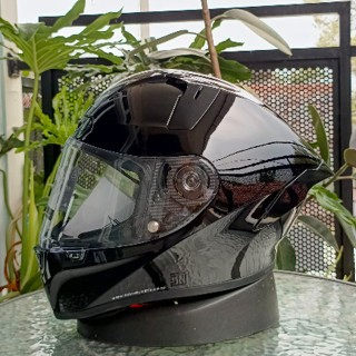 HELM RSV FFS21 solid BLACK glossy HELM FULL FACE RSV