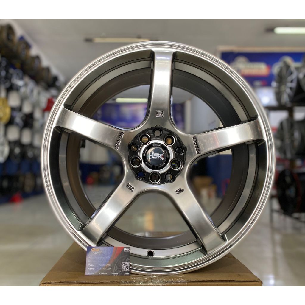 cocok untuk mobil honda hrv velg hsr sense ring 18 lebar 8,5