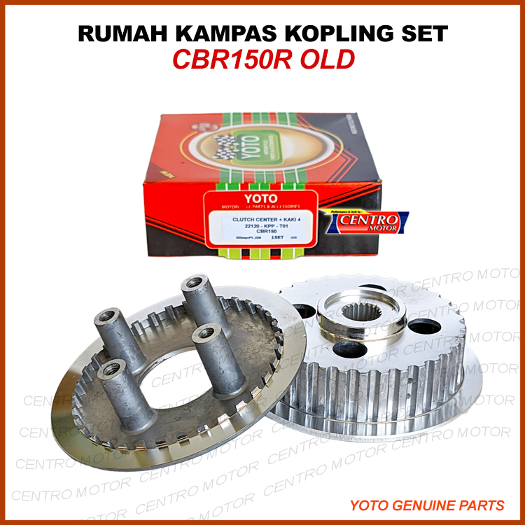 Rumah Kampas Kopling Set Kaki 4 CBR150R OLD (KPP) . Yoto Genuine Parts