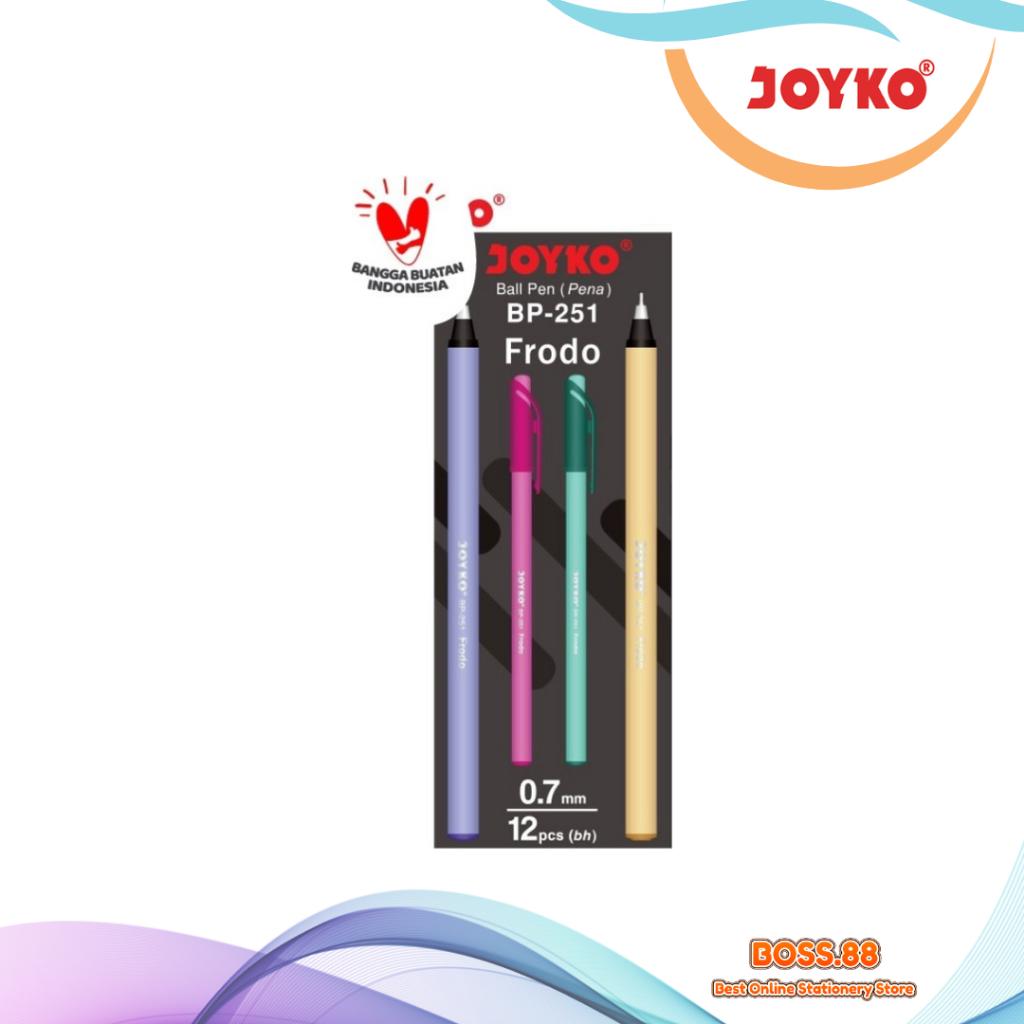 

BALLPOINT / PULPEN JOYKO BP-251 FRODO (12 PCS)