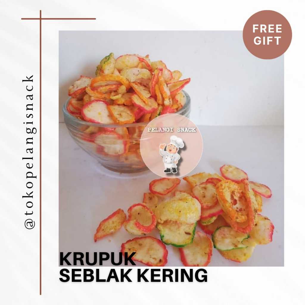 

[250 gr] KRUPUK SEBLAK KERING BULAT DAUN JERUK / KERUPUK SEBLAK CK / KRUPUK SEBLAK PEDAS DAUN JERUK