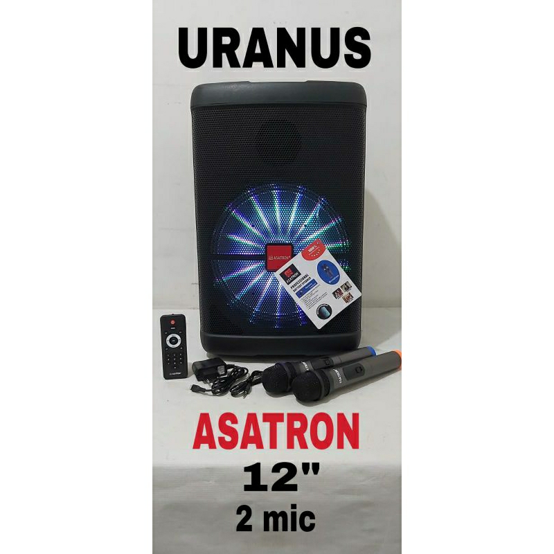 Speaker BLUETOOTH Asatron 12in 2mic wireless Speaker Asatron URANUS 12inch