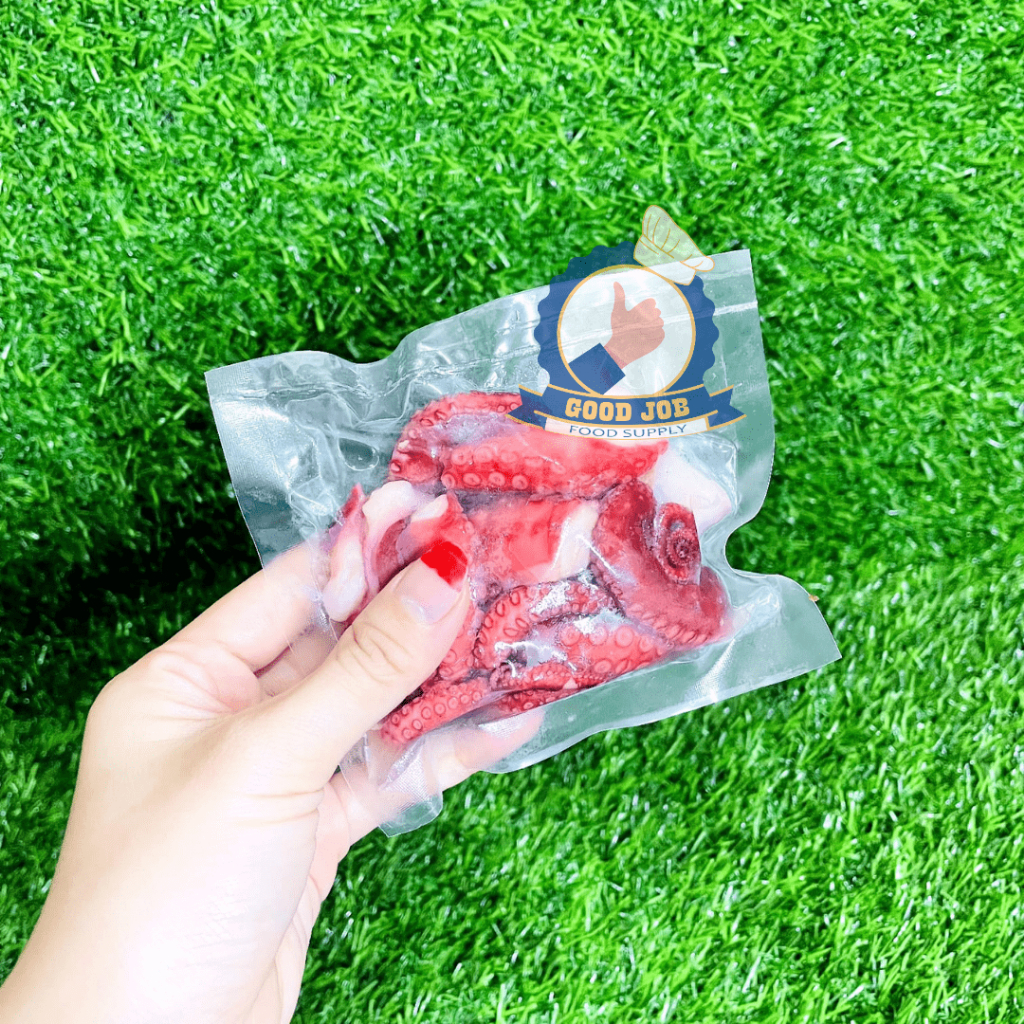 

TAKO LEG CUT 100 g | Kaki Gurita Potong Isi Takoyaki | Boiled Tako Cutting Frozen