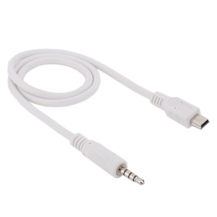 Aux 3.5mm Male audio to mini USB Male Adapter Charge Cable kabel jack Convert konversi konvert cas k