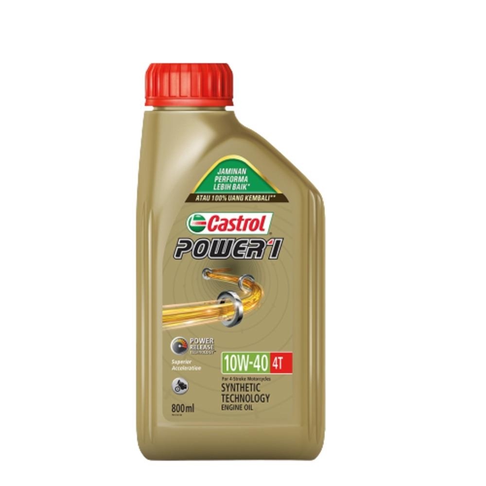 220525 OLI CASTROL POWER 1 0.8L  OLI OLI MOTOR bebek