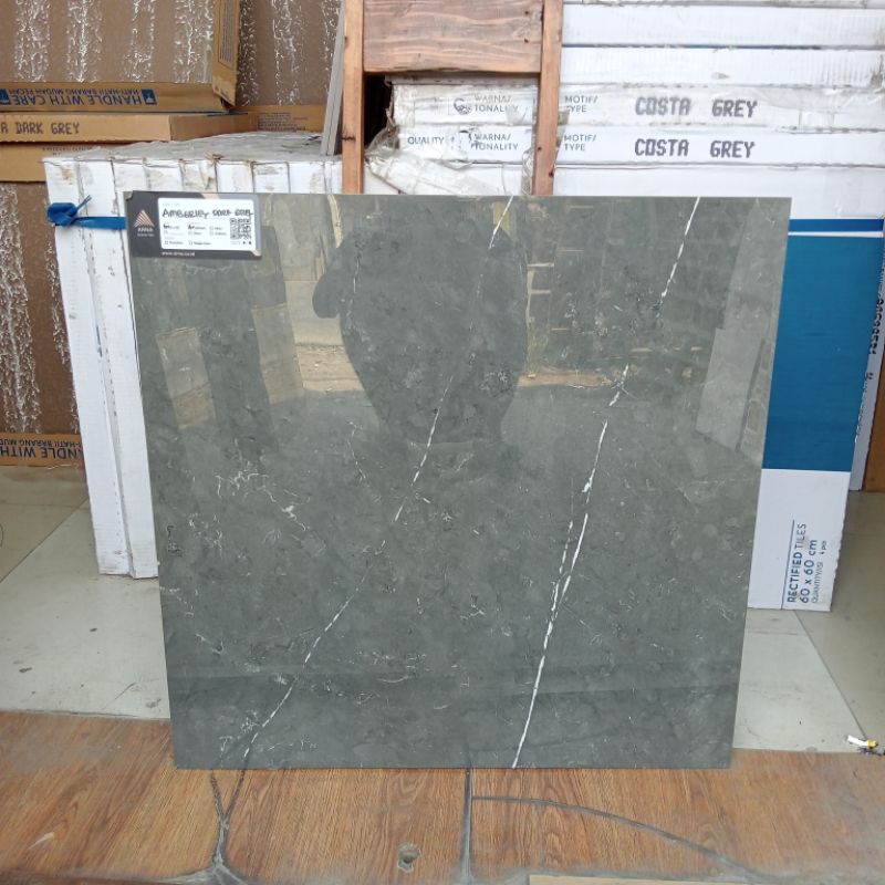 granit lantai ARNA Amberley Drack Grey uk 60×60