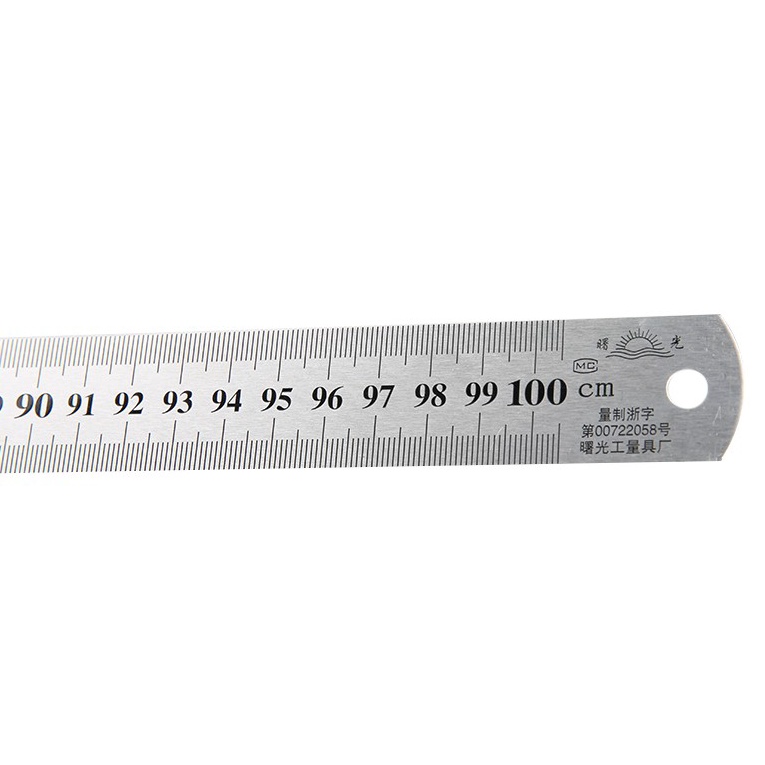 

Penggaris Jahit Menjahit Penggaris Bahan Penggaris Pola Besi Stainless 1cm fms