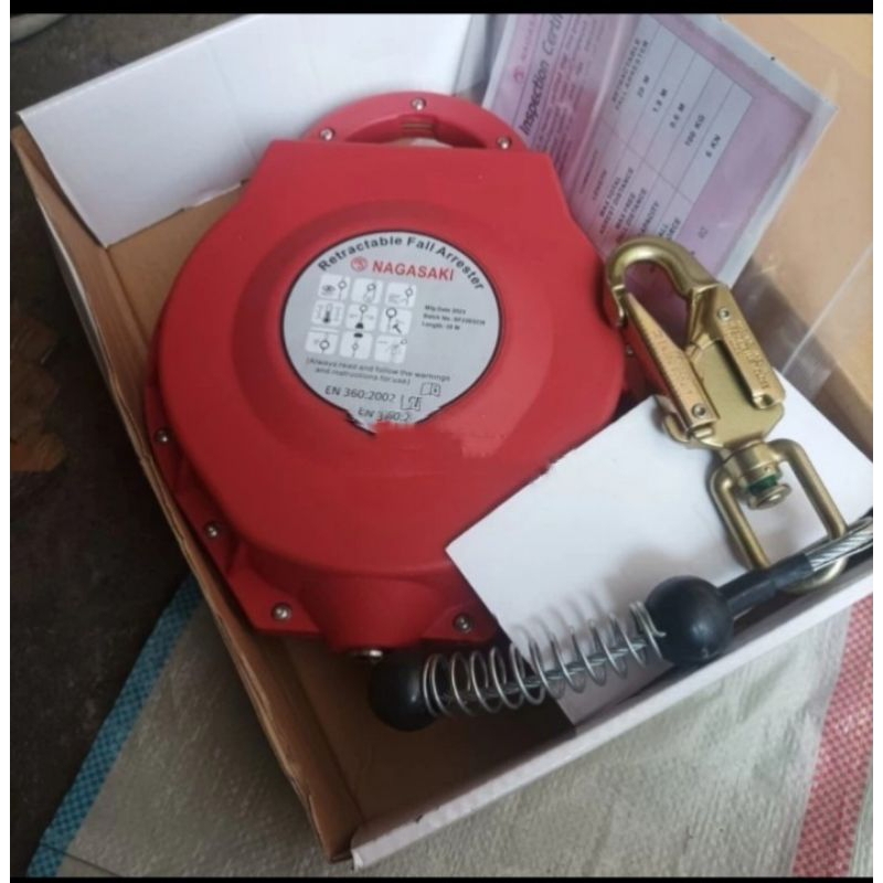 Fall aresster retractable 20 meter Nagasaki safety preventio