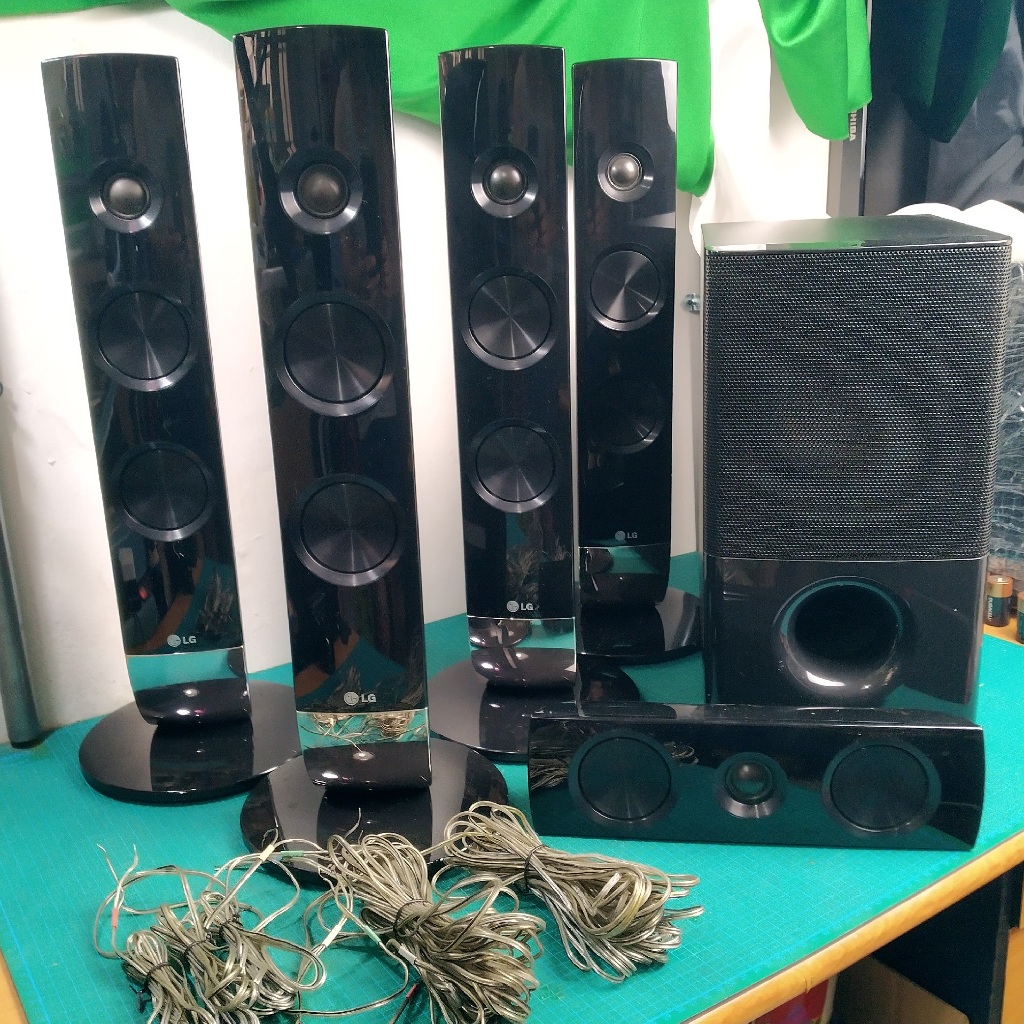 5.1ch Passive Speaker 5-buah Buat LG HT806TM *Jual Speaker set Only!, Tanpa Amplifier*