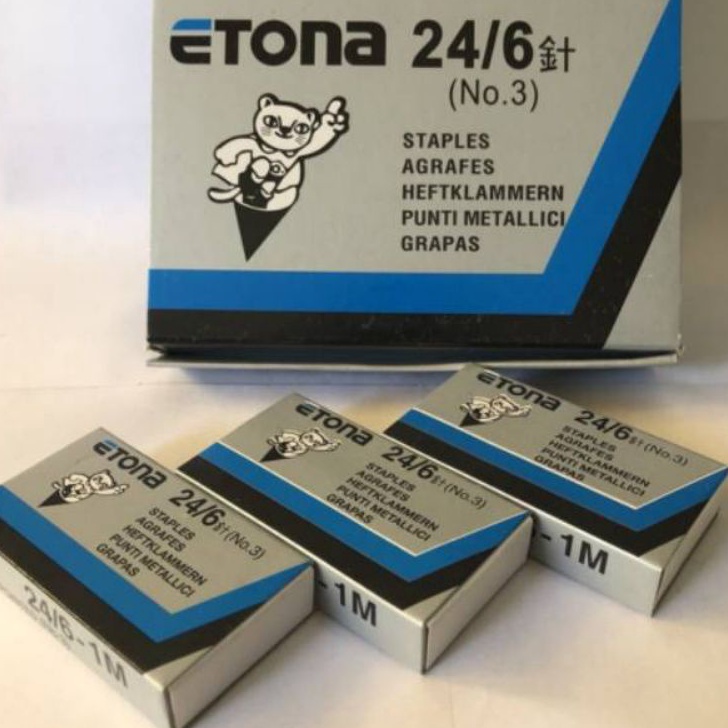 

Isi staples Etona No3246 1pak2kotak npr