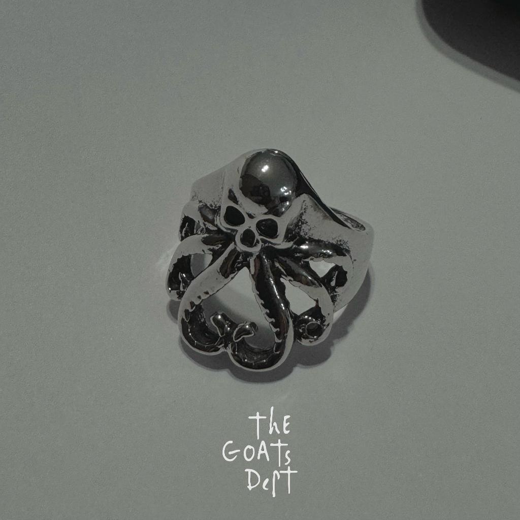 The Goats Dept - Ursula Octopus Ring Original / tgd1002 cincin model gurita pria titanium steel anti