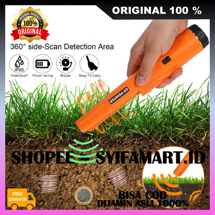 Mini Gold Detector Alat Pendeteksi Logam Metal Emas Detektor Emas 100% ORIGINAL