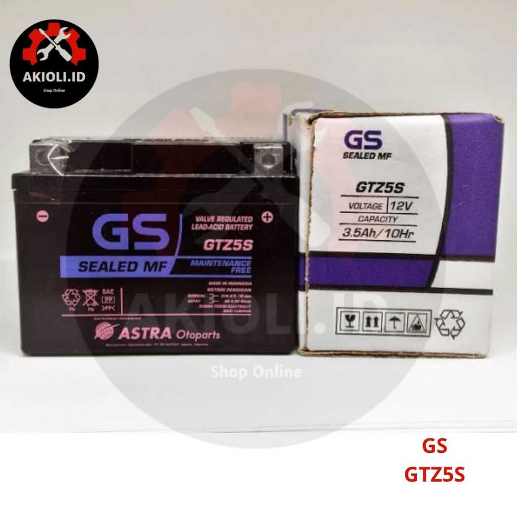 Aki Motor Honda New Mega Pro Megapro | Aki Kering GS MF GTZ5S