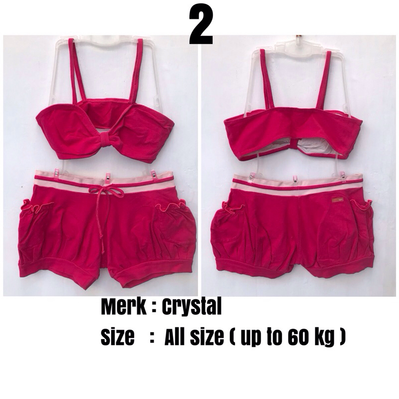 preloved-baju senam set wanita-zumba-olah raga