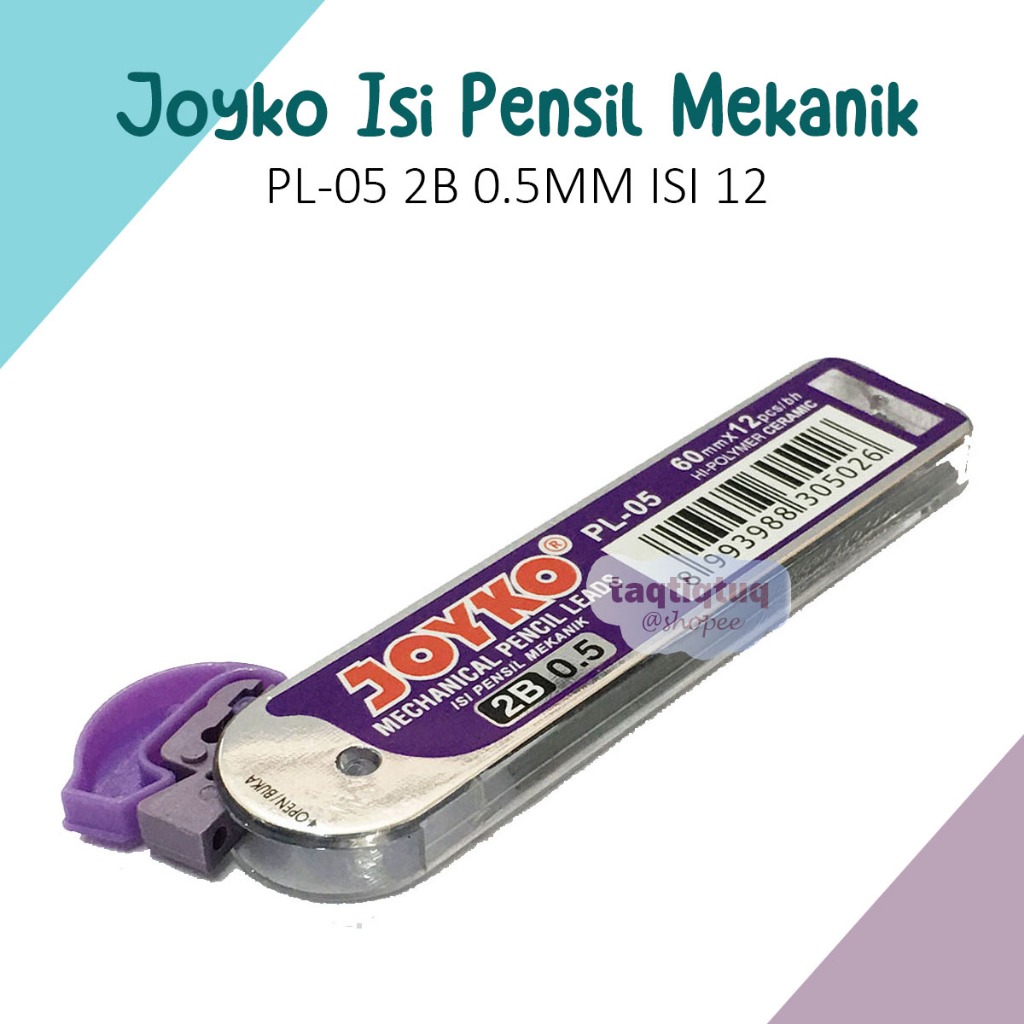 

Joyko Isi Pensil Mekanik 2B 0.5 mm Joyko PL-05 Isi 12