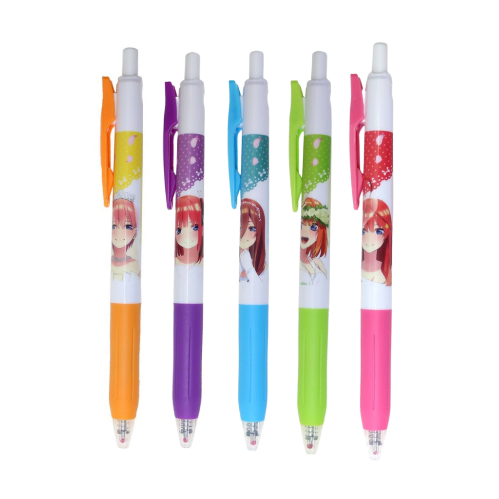 

Zebra Sarasa Quintessential Quintuplets Ichika Nino Miku Yotsuba Itsuki Nakano Anime 0.5mm Gel Ink Pen Limited Edition