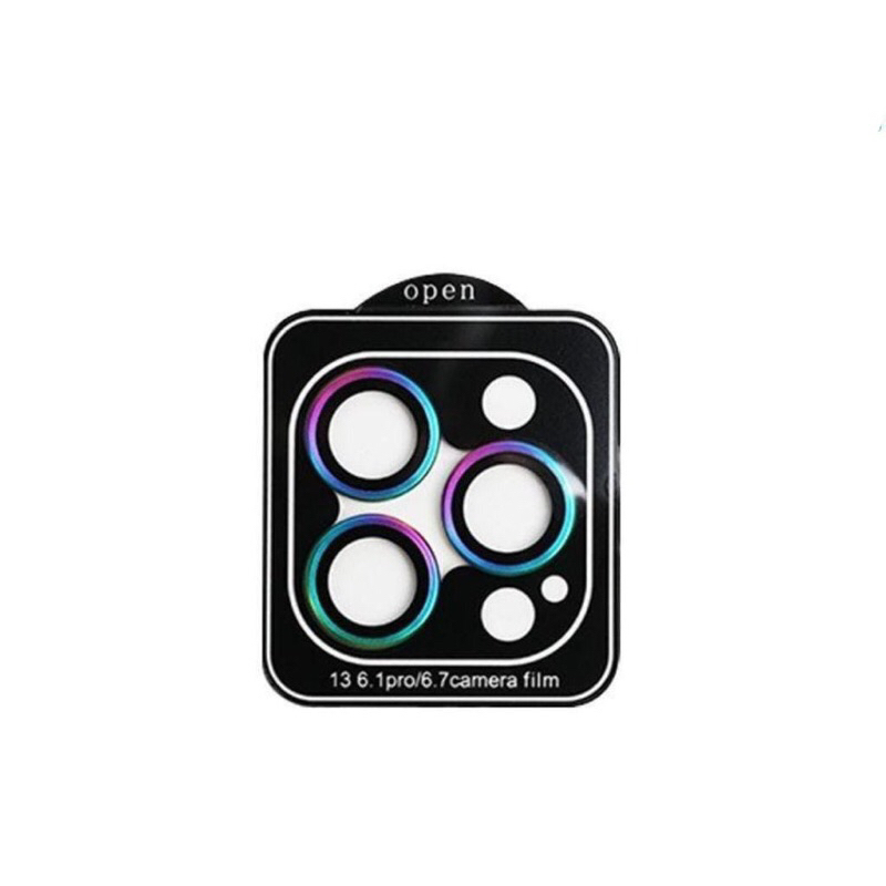 Ring Lensa Camera Rainbow Protector iphone 11 12 13 14 15 Pro Max Mini Plus Tempered Glass Pelindung