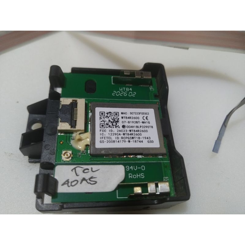 Wifi tv tcl 40a5