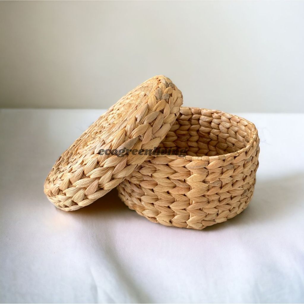 

Box Enceng Bulat Tutup / Box Kado Bulat / Keranjang Bulat Tutup