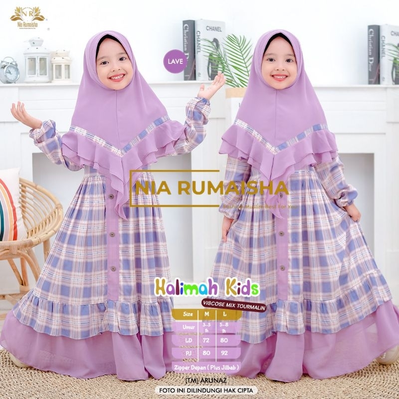 Halimah gamis anak Nia Rumaisha