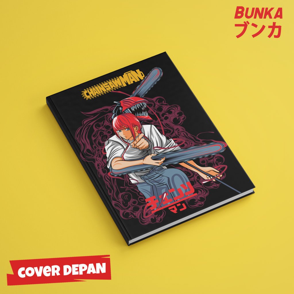 

Note Book Aesthetic Anime Chainsaw Man Denji Maxima Dark Design Hardcover A5 Buku Tulis Catatan Notes Agenda Planner Jurnal vintage buku catatan story book kado anniversary valentine cowok cewek murah