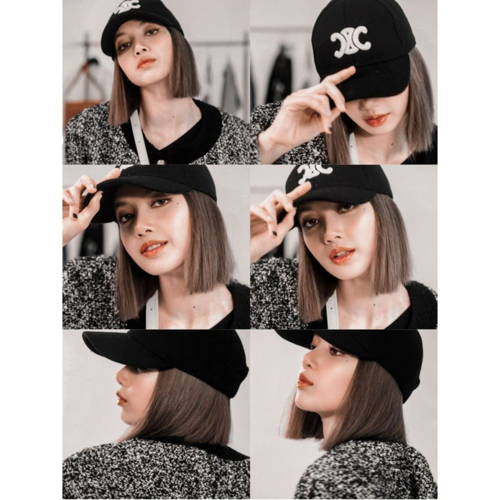 Topi ori lisa blackpink log0 cèlin di dalam ada mзrk