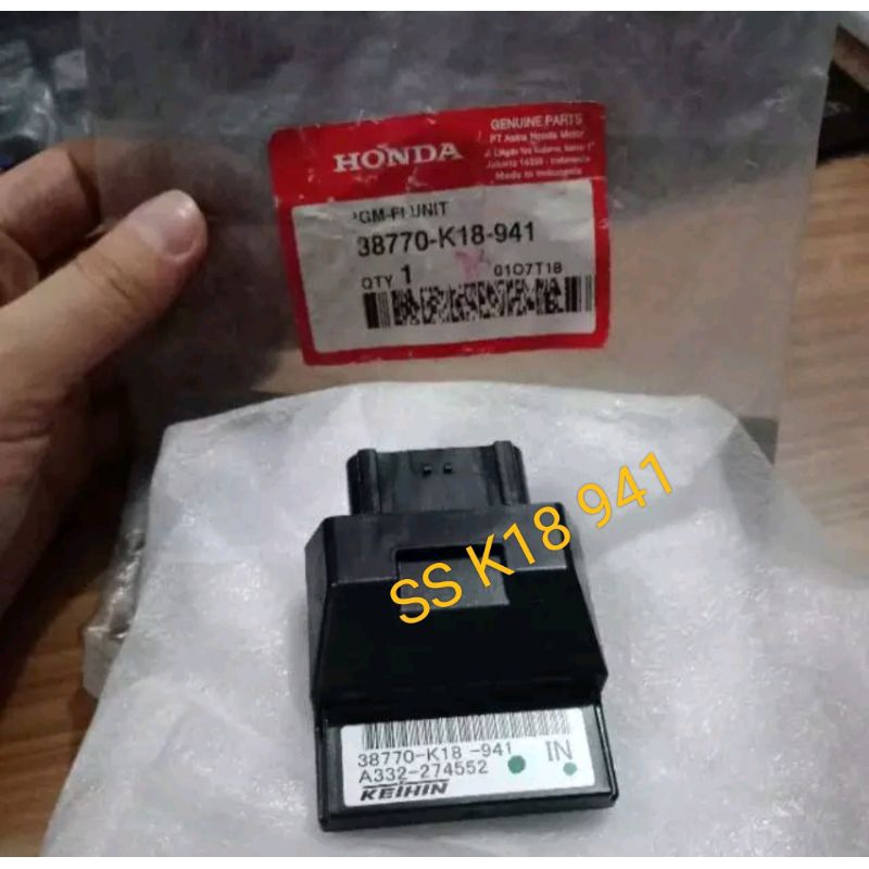 pgmi ecu kotak cdi verza 150 keluaran ke 2 dua ori 38770 k18 941