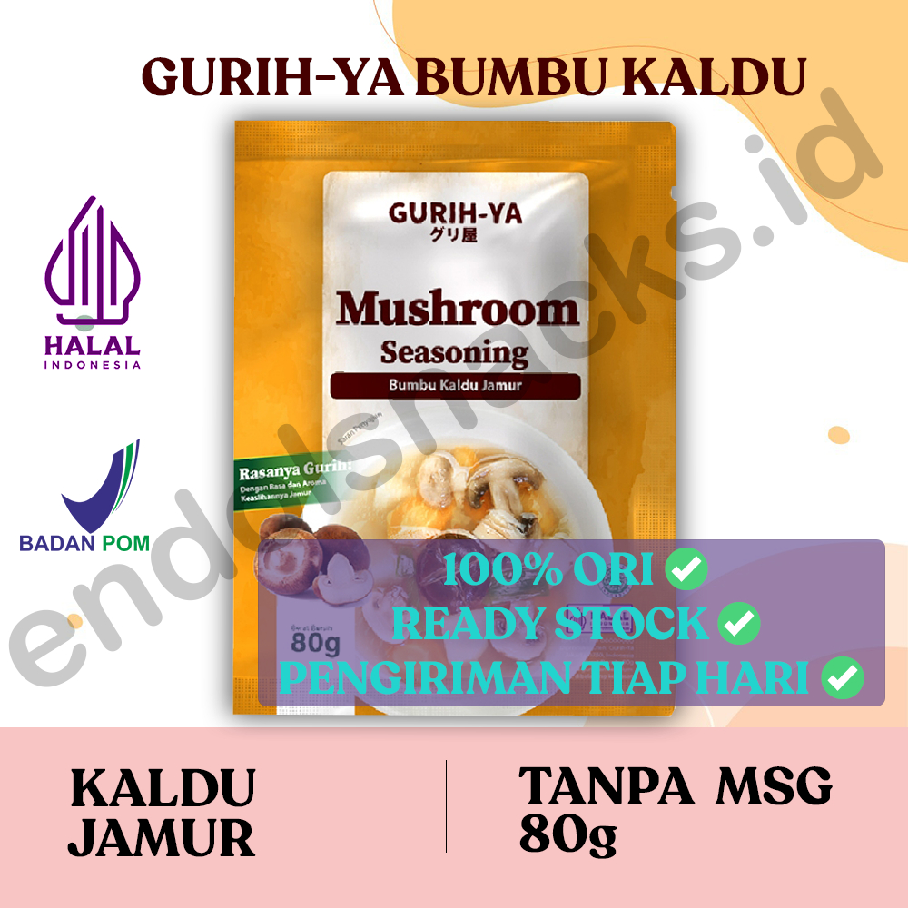 

Gurih-ya Bumbu Kaldu Jamur EXP 22.04.2025 - 80g