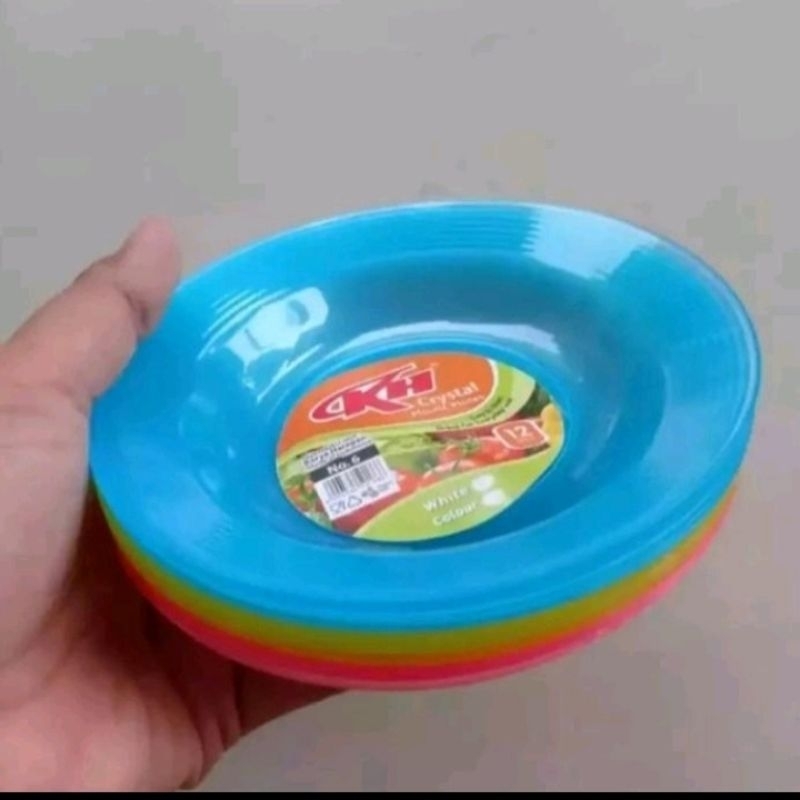 2 Lusin / 24 pcs Piring Kecil / piring Tatakan / Piring Plastik