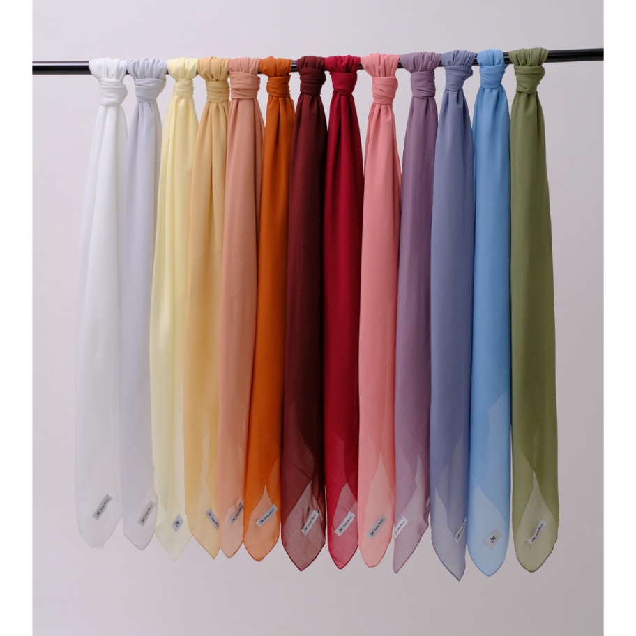 COD Clearance Sale  ZM Zaskia Mecca  Sana Hijab Polos  Kerudung Segi Empat