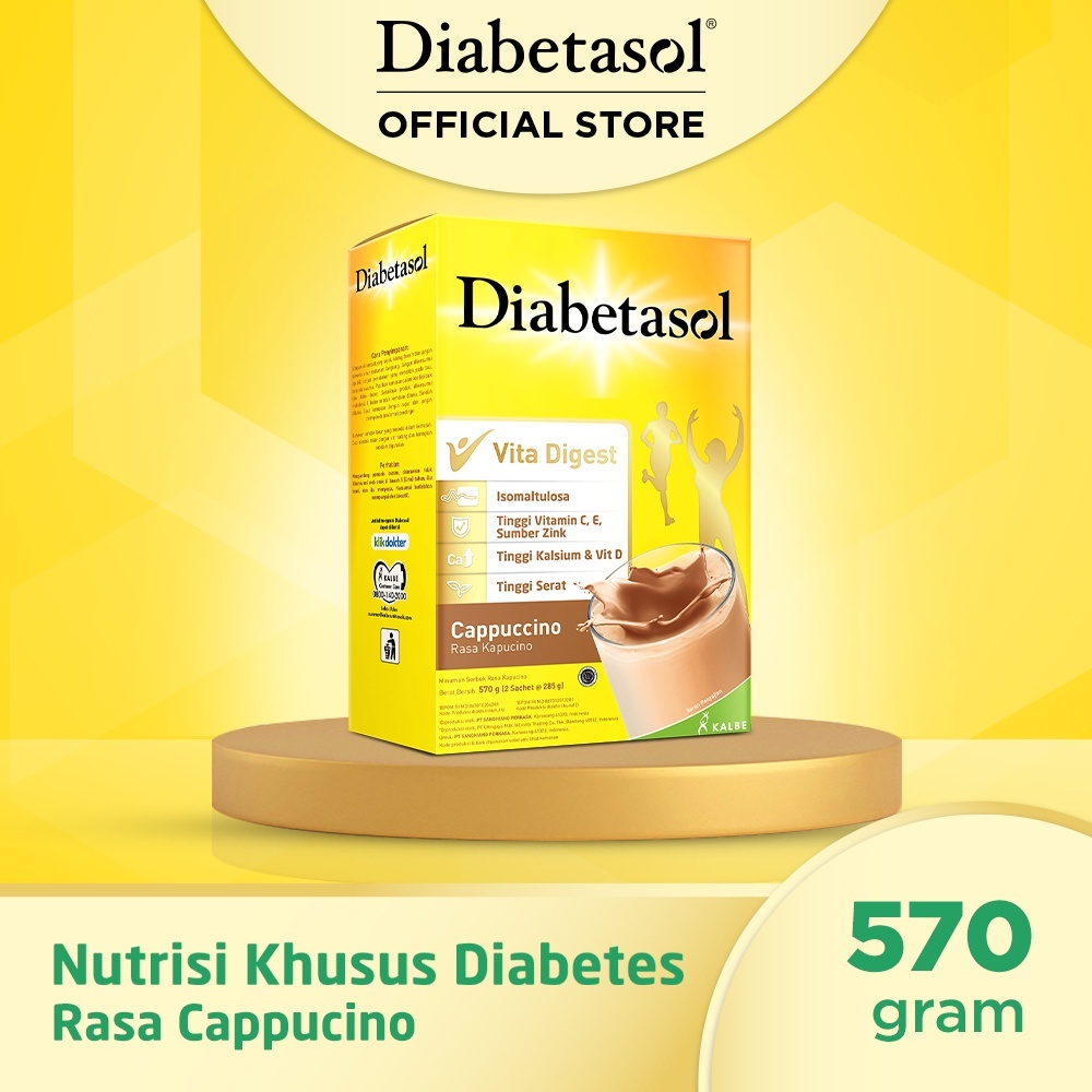 

Diabetasol Vanila Coklat Capucino 570g (Citra Susu)