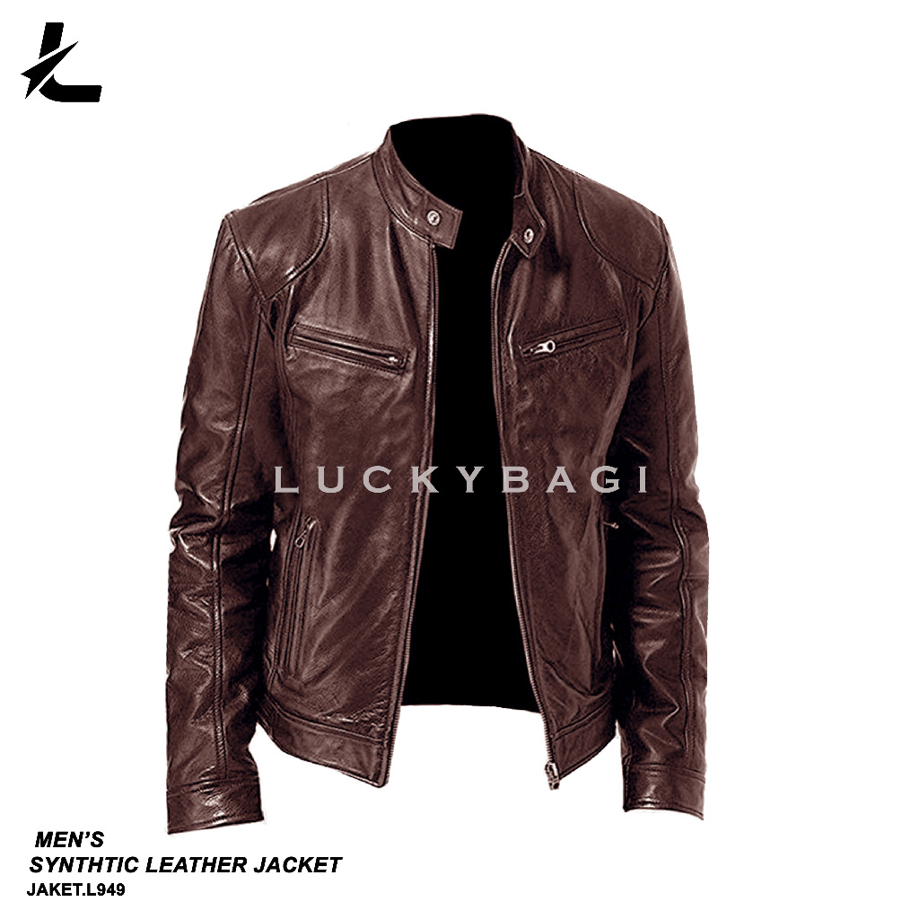 Jaket Kulit Pria Jaket Riding Jaket Kulit Sintetis Riding