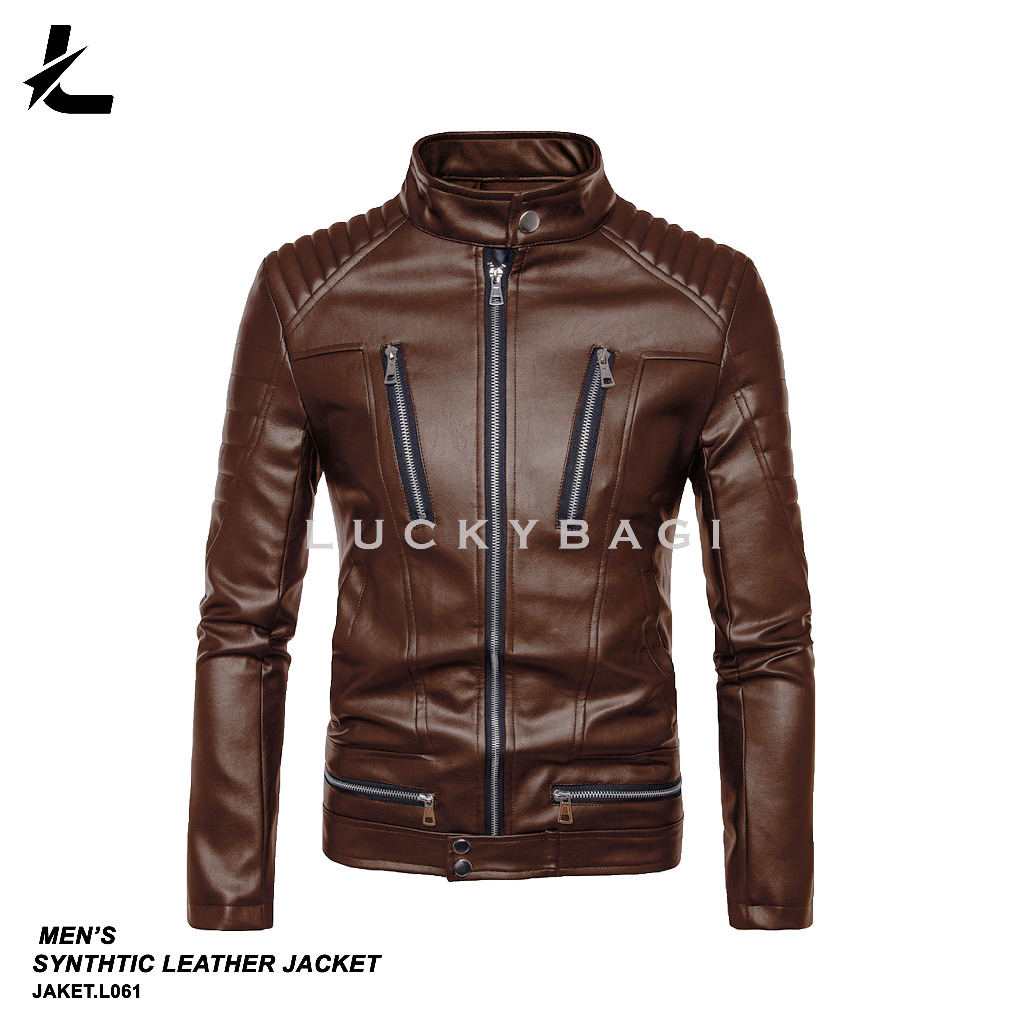 Jaket Kulit Bikers Jaket Kulit Sintetis Jaket Bikers Jaket Kulit Pria