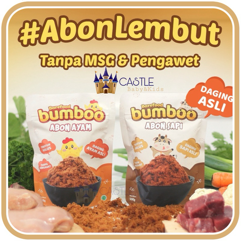 

Barefood BUMBOO Abon Asli - Tekstur Lembut MPASI Si Kecil - Sumber Protein - Tanpa MSG - Tanpa Pengawet