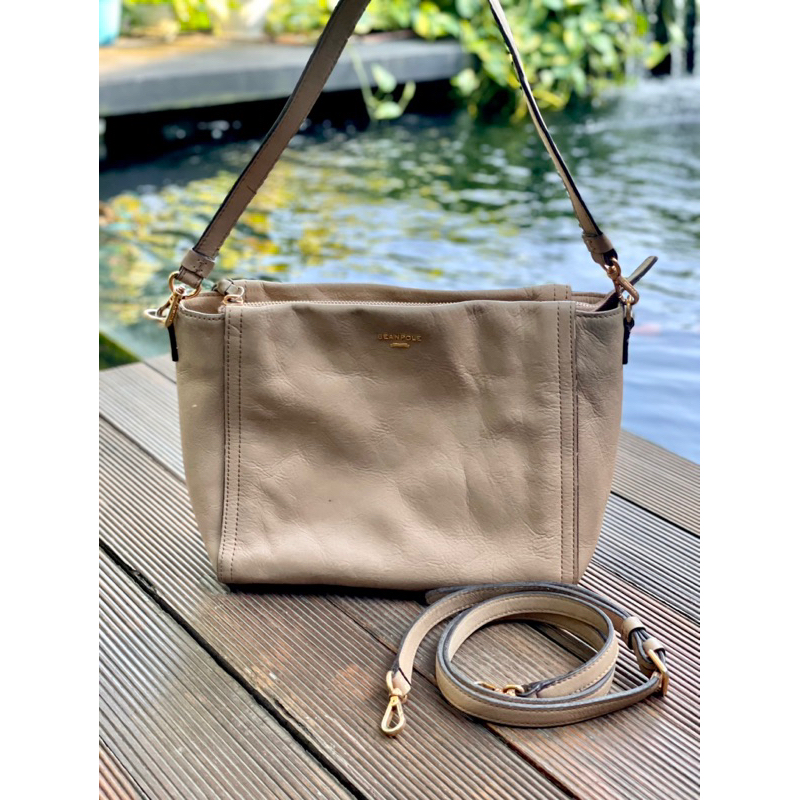 Tas selempang kulit asli beanpole