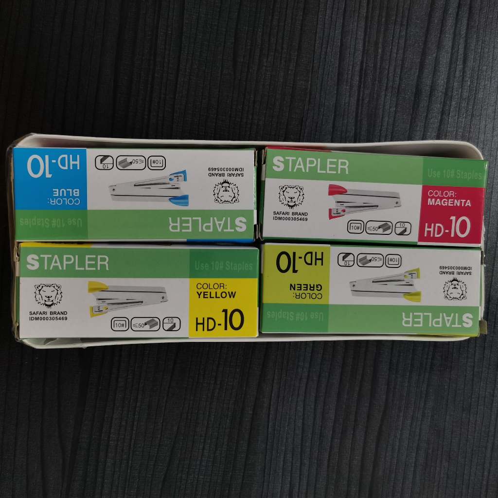 

STAPLER HD-01 SAFARI BRAND / STEPLER / JEPRETAN KERTAS / HEKTER / REFILL STAPLER / STAPLES GREAT WALL