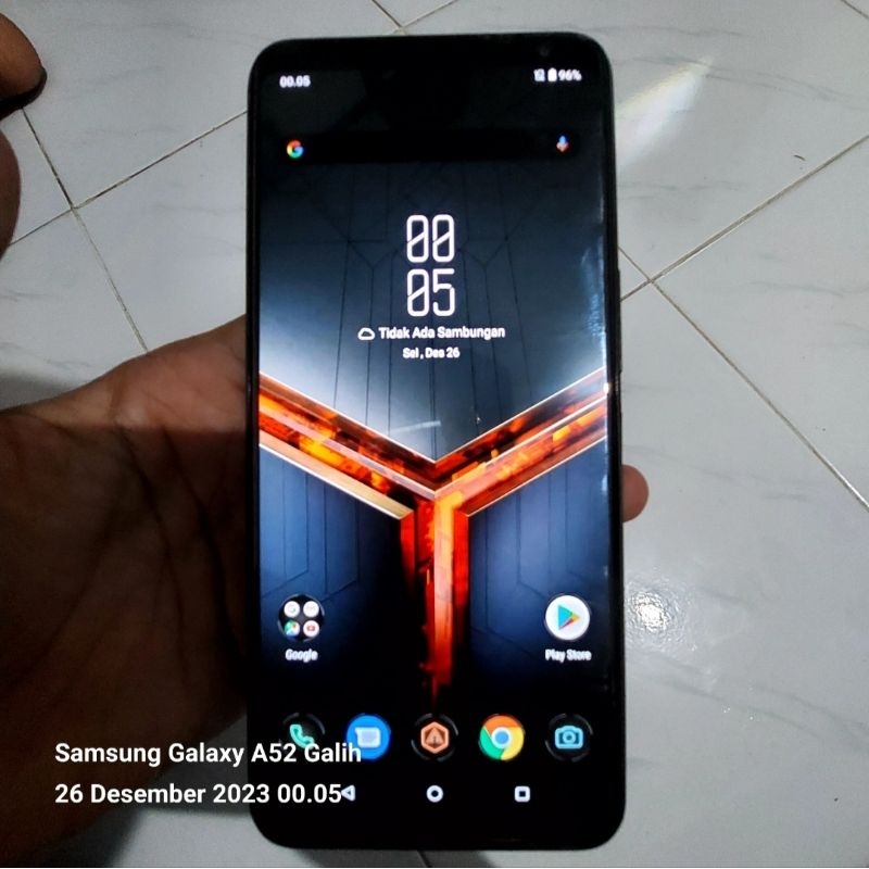 LCD dan TouchScreen Asus ROG Phone 2 Original Copotan