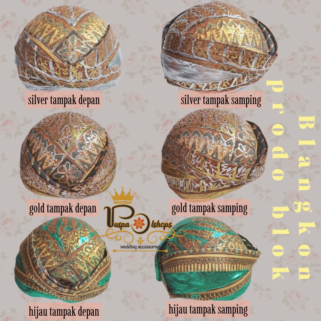 Blangkon prodo blok premium blangkon SOLO  blangkon JOGJA pengantin