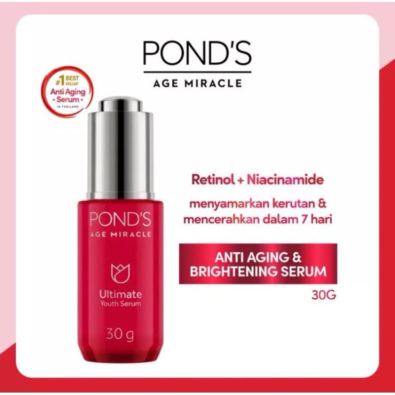 Ponds Age Miracle Ultimate Youth Serum 30ML | Ponds Age Miracle Night Serum 30ML