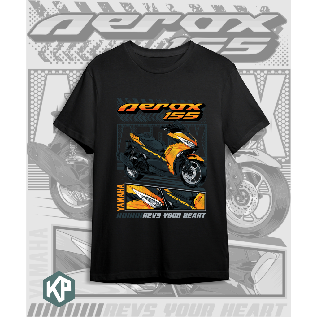 AEROX YAMAHA KAOS OTOMOTIF - KALIMANTAN POLOS