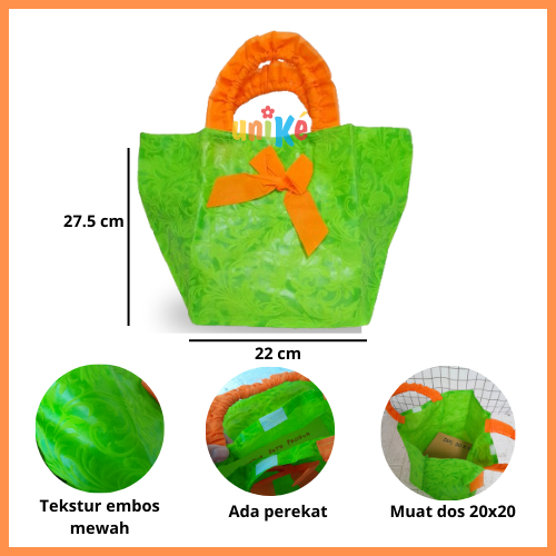 

Tas Tenteng Renda UK 22x22 EMBOS Goodie Bag Tempat Nasi Hajatan Spunbond Souvenir Pernikahan Kotak Nasi dos 20