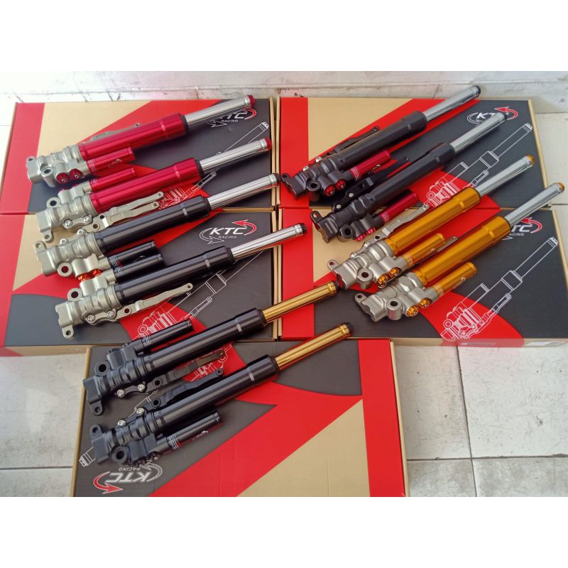 NEW KTC MATRIX FRONT SHOCK KTC SUSPENSION SHOCK DEPAN KTC VARIO 150 /125 BEAT SCOOPY GENIO ORIGINAL 