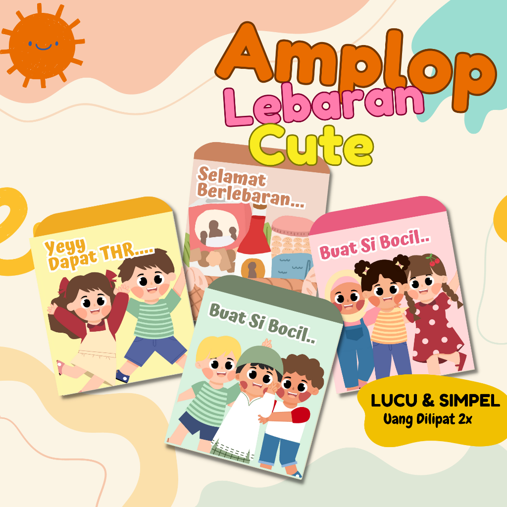 

AMPLOP LEBARAN MINI LIPAT 2 : PRAKTIS & MEMIKAT UNTUK UCAPAN SPESIAL!
