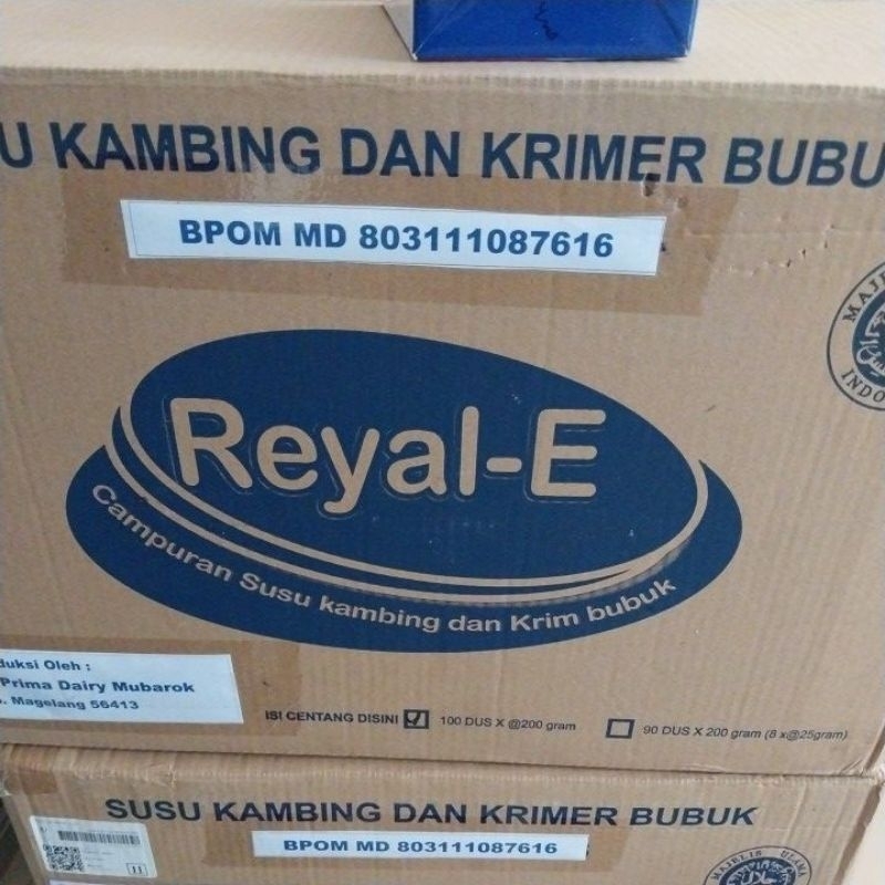 

Susu Kambing Reyal E