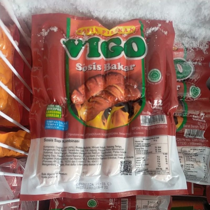 

Vigo Sosis Bakar Mini isi 12 pcs