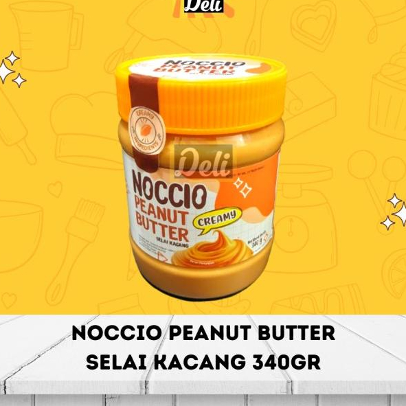 

,,,,,,,] NOCCIO Peanut Butter 340gr Smooth/Selai Kacang Noccio Halus 340gr ORI